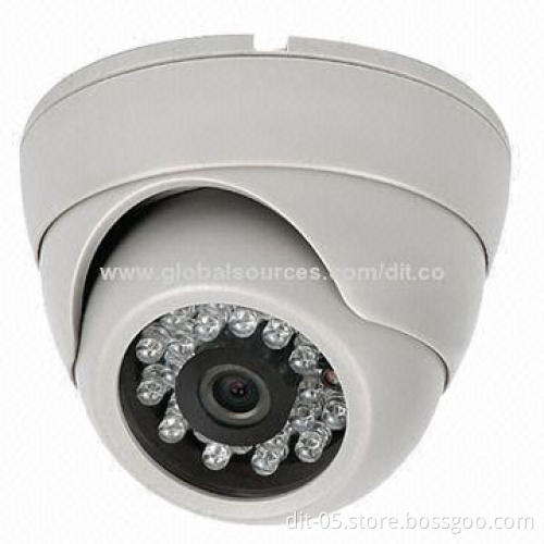 CCD dome camera with 1/3 Sony Powerful EFFIO CCD and DSP, 700TVL, IR Distance to 25M